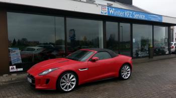 Jaguar F-Type Cabrio in Rot